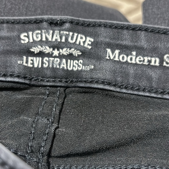 Levi Modern Skinny Black Jeans - Picture 6 of 9